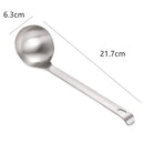 Axyaa Stainless Steel Ramen Soup Ladle Long Handle Cutlery Kitchen Utensil