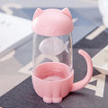 Axyaa Tea Infuser Cup Set - Cat Monkey Tea Strainer Mug with Teapot and Tea Filter