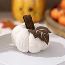 Axyaa Plush Pumpkin Decorations - Fall Table Mantel Decor for Halloween Thanksgiving