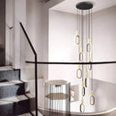 Axyaa Modern Chandelier Pendant Lights for Indoor Stair Lighting