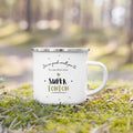 Axyaa Unbreakable Porcelain Mugs 2 Colors Camping Breakfast Coffee Cup