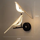 Axyaa Chinese Magpie LED Wall Lamp Ceiling Light Touch Switch for Home Decor