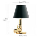 Axyaa Nordic LED Resin Desk Lamp - Modern Vintage Design for Living Room