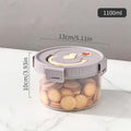 Axyaa Sealed Jar: Moisture-Proof Grain Storage Box with Handle