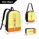 Axyaa Winnie The Pooh Tigger 3Pcs School Bags Set with Lunch Box & Pen Bag