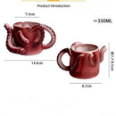 Axyaa Tentacle Octopus Ceramic Mug Gift Box Set