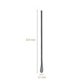 Axyaa Long Handle Stainless Steel Teaspoon for Coffee, Tea, Dessert, and Ice Cream