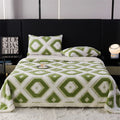 Axyaa Jacquard King Size Flannel Blanket for Cozy Autumn/Winter Comfort