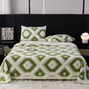 Axyaa Jacquard King Size Flannel Blanket for Cozy Autumn/Winter Comfort