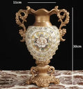 Axyaa Resin Vase Dried Flower Arrangement Plate Home Decor
