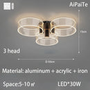 Axyaa Luxury Nordic Chandelier for Modern Living Room, Bedroom, and Restaurant