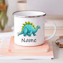 Personalized Dinosaur Coffee Cup for Kids by Axyaa - Custom Name, Birthday Party Favors