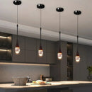 Axyaa Crystal Pendant Chandelier: Nordic Luxury Dimmable LED Fixture for Home Decoration