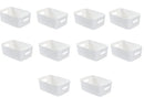 Axyaa Plastic Container Organizer Crate for Office, Kitchen Cabinet Storage