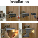 Axyaa LED Inner Hinge Sensor Lights for Wardrobe and Kitchen Cabinets