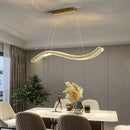 Axyaa Modern LED Pendant Chandelier for Living Room and Dining Room