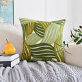 Tropical Plant Pattern 3D Cushion Cover 45x45cm for Living Room Sofa by Axyaa