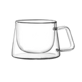 Axyaa Double Wall Glass Coffee Mug Tea Milk Juice Cup Thermo Insulated
