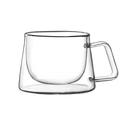 Axyaa Double Wall Glass Coffee Mug Tea Milk Juice Cup Thermo Insulated