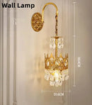 Axyaa Gold Crown Crystal Chandelier: Elegant Luxury Ceiling Light for Home