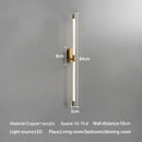 Axyaa Nordic Line LED Wall Lamp for Living Room & Study, Modern Minimalist Indoor Lighting