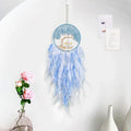 Axyaa Colorful Feather Pendant Dream Catcher Wall Hanging for Living Room