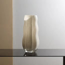 Axyaa Wavy Glass Vase - Home Decor Flower Arrangement Hydroponics Terrarium