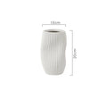 Axyaa Ceramic Flower Vase: Elegant Nordic Home Decor Ornament