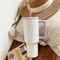 Axyaa Stainless Steel Rabbit Ice Cup Tumbler Straw Bottle