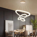 Axyaa Modern Acrylic Ceiling Chandelier Dimmable Pendant Light for Dining & Living Room