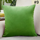 Axyaa Green Velvet Cushion Cover 18*18 Inch for Living Room Sofa Car Decoration