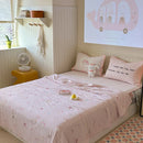 Axyaa Cartoon Ice Silk Summer Blanket: Double-Sided Cool Feeling Lightweight Duvet