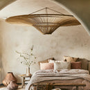 Axyaa Handmade Rattan Pendant Light Wicker Chandelier for Home and Shop Decor