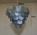 Axyaa Colorful Glass Chandelier for Home and Hotel Lighting.