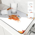 Axyaa Coffee Mat Dish Draining Pad Drain Quick Drying Kitchen Bathroom Placemat