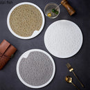 Axyaa Solid Color Pearl Dot Ceramic Sushi Dessert Steak Plate Set for Molecular Cuisine
