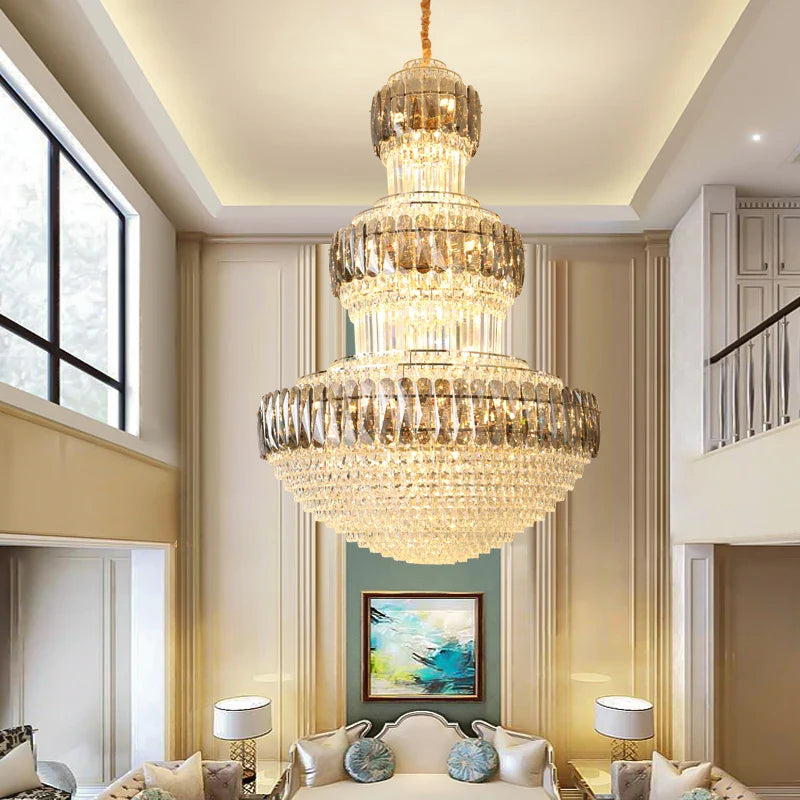 Axyaa Crystal Chandelier for Luxury Villas, Hotels & Restaurants