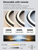 Axyaa LED Ring Chandelier for Living Room, Bedroom, Kitchen, and Restaurant