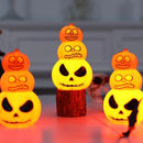 Axyaa Halloween Pumpkin Night Lamp Lantern Handheld Prop Lantern Halloween Night Lights