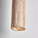 Axyaa Travertine LED Pendant Chandelier for Modern Home Decor Lighting
