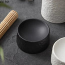 Axyaa Ceramic Stone Pattern Dessert Snack Sushi Plate for Molecular Cooking