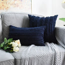 Axyaa Cotton Linen Cut Flowers Pillowcase: Nordic Style Cushion Cover Home Decor