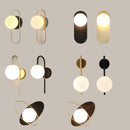 Axyaa Modern Glass Wall Sconce Bedside Lamp for Bedroom, Living Room & Staircase