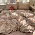 Axyaa Cloud Kapok Knit Cotton Summer Quilt Set