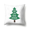 Axyaa Christmas Tree Throw Pillow Case - Festive Xmas Cushion Cover for Home Decor