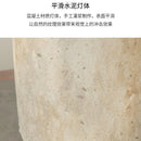 Axyaa Cement Bedside Table Lamp: Japanese Wabi Sabi Style for Bedroom, Living Room, Study