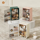 Axyaa Light Luxury Cosmetics Storage Box with Lid - Desktop Makeup Organizer