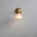 Axyaa Copper Frosted Glass LED Wall Light for Home Decor & Indoor Lighting