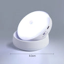 Axyaa Rotating Body Sensing LED Night Light for Home Bedroom Cabinet Decor