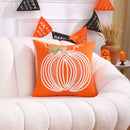 Axyaa Embroidered Cotton Halloween Pillowcase 45x45 Decorative Cushion Covers
